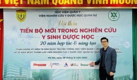 Snano và NBGT tham dự hội thảo tại Học viện Quân y, tiếp tục hành trình nỗ lực phát triển khoa học Y Dược Việt Nam